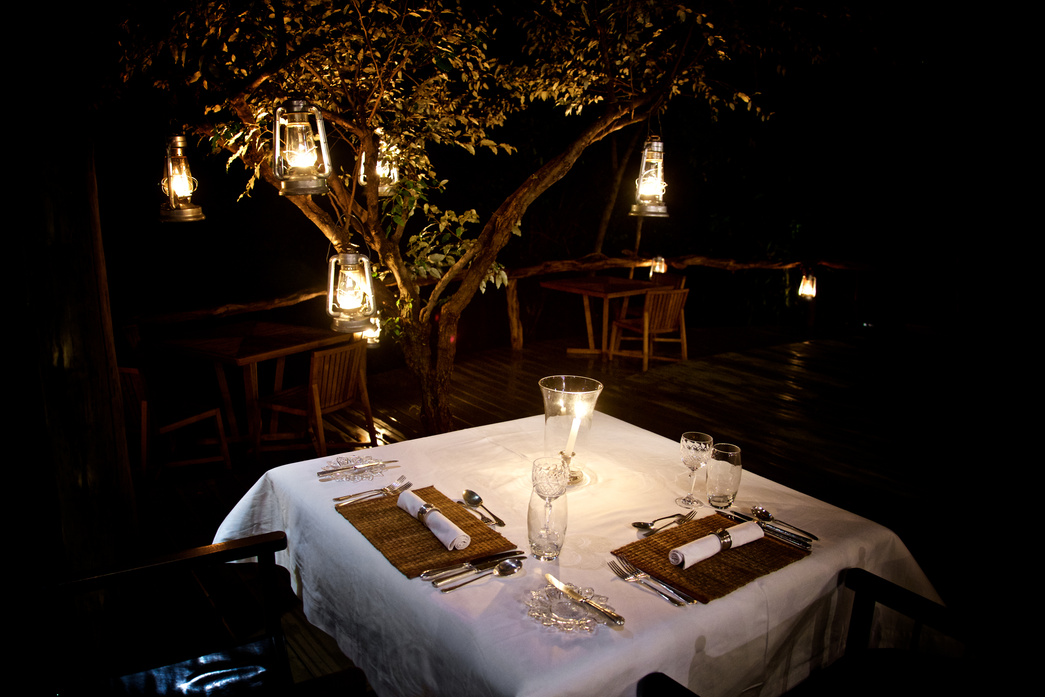 Bush Dinner With Candle Light In Masai Mara